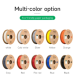 Filament ESUN PLA 1.75MM Luminous Green 1KG Rola Carton - imagine 2