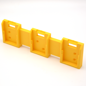 Suport 3 acumulatori DeWalt 18V - Galben