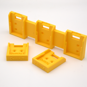 Suport 3 acumulatori DeWalt 18V - Galben